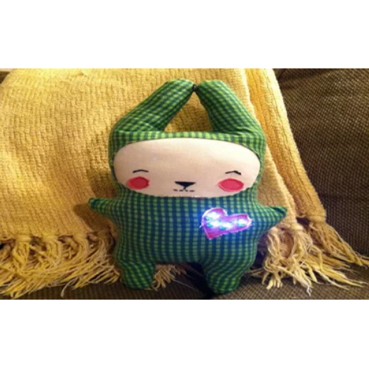 Light up soft toy with LilyPad
