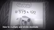 Multiplying and dividing decimals
