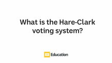 Tasmania's Hare-Clark voting system