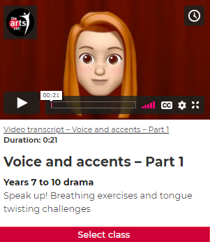 Voice and accents – Part 1