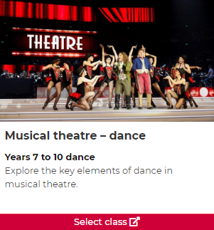 Musical theatre – dance