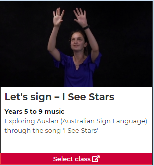 Let's sign: 'I See Stars'