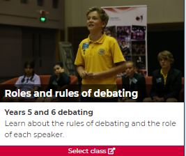 Roles and rules of debating