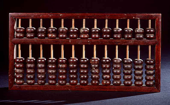 Chinese abacus, c1900