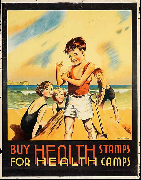 Health stamps poster