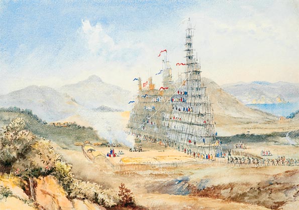 'Feast at the Bay of Islands', 1849