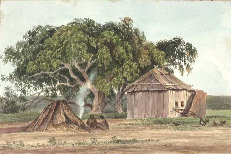 'Poultry house, Challicum', 1851