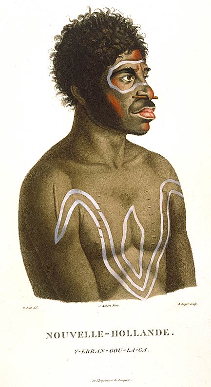 Indigenous Australian man, Y-erran-gou-la-ga (Mousquita), 1802